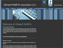 Tablet Screenshot of edwardwolff.biz
